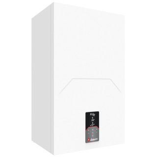 Tecnico con berretto blu ispeziona il cablaggio all'interno di un quadro elettrico aperto.