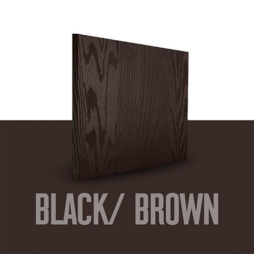 small Black / Brown composite doors