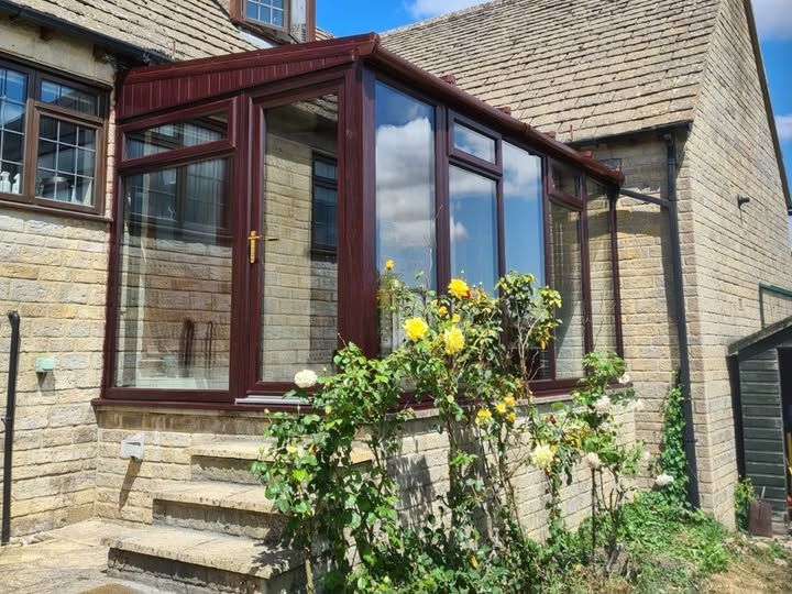 Brown uPVC Conservatory in Moreton-in-Marsh