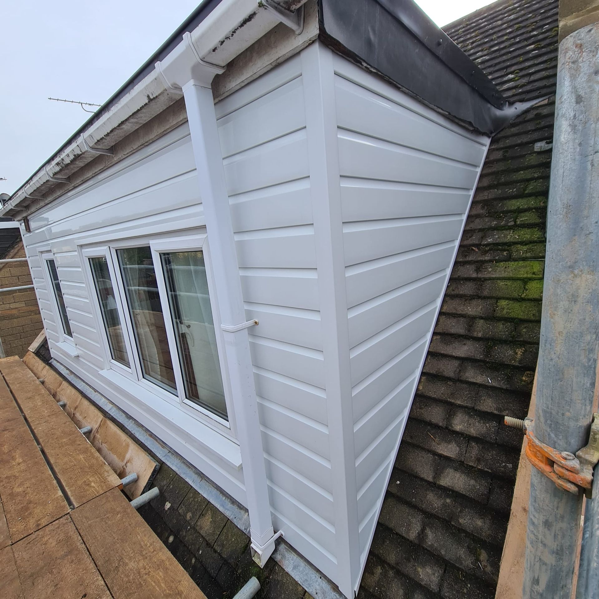 White PVC Cladding Dormer Window Stratford Upon Avon