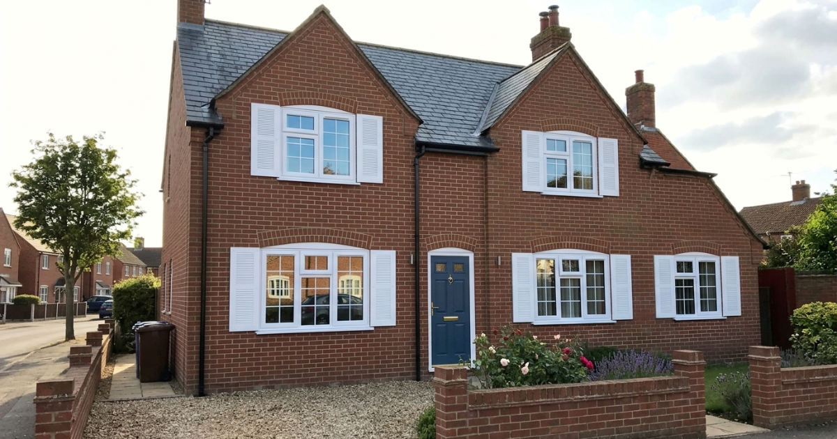Modern uPVC casement windows