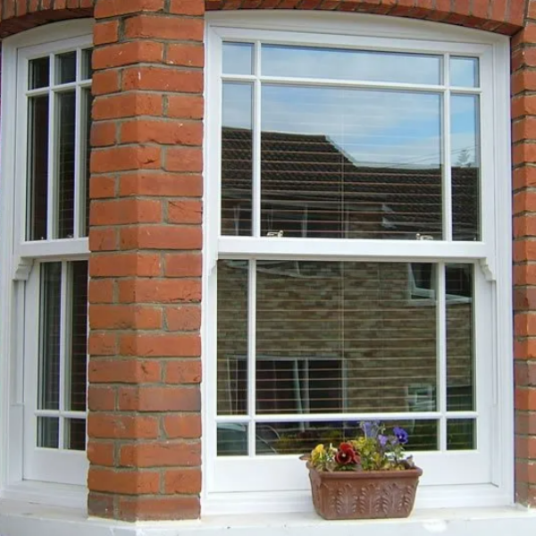 White upvc windows in a bay Prior Products Stratfordupon Avon