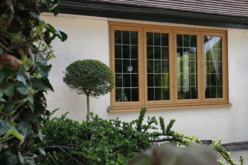 Rehau Colours double glazing