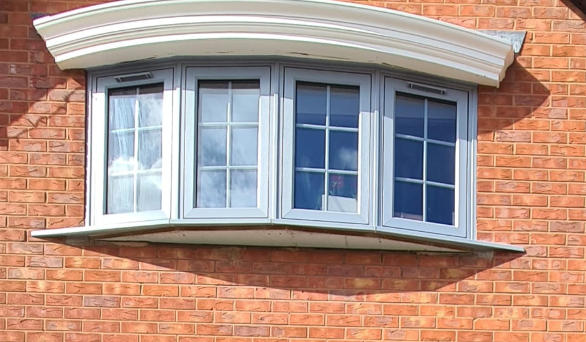 Upstairs bay window