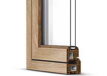 Rehau Colours double glazing