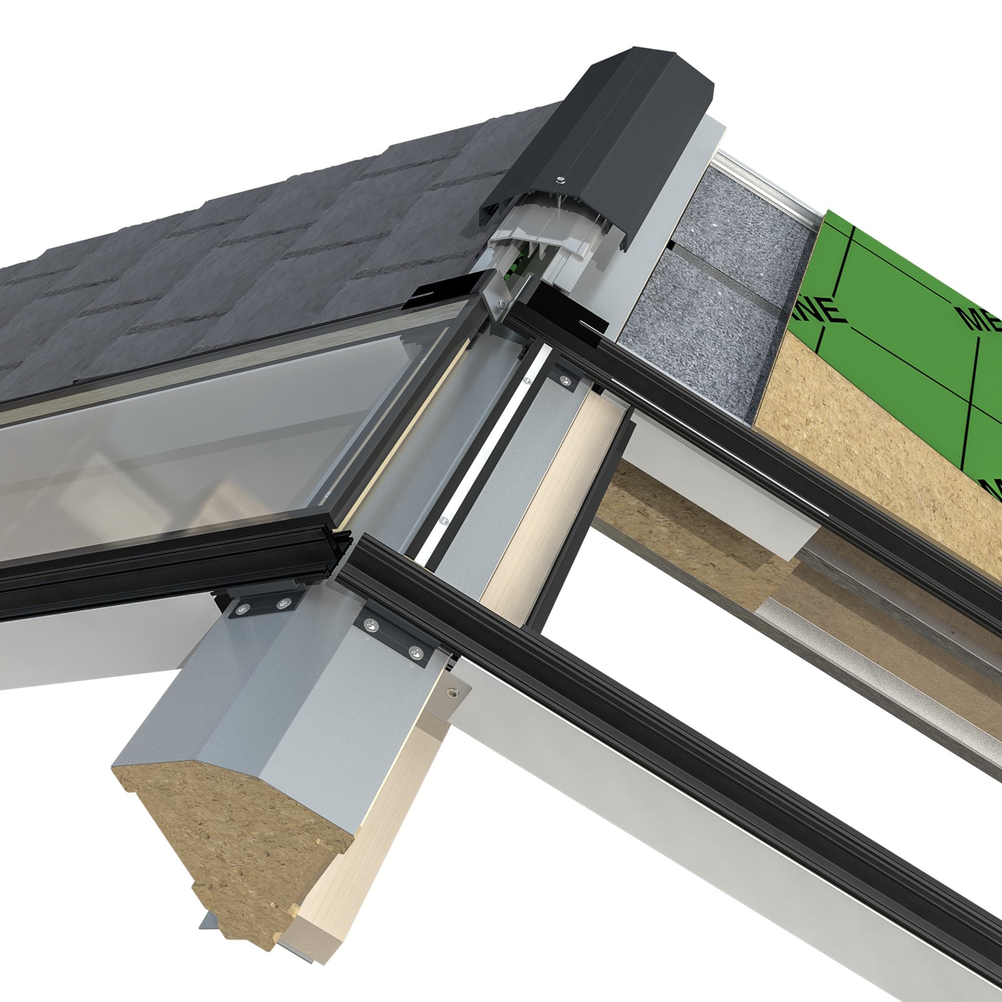 lantern roof and warm roof