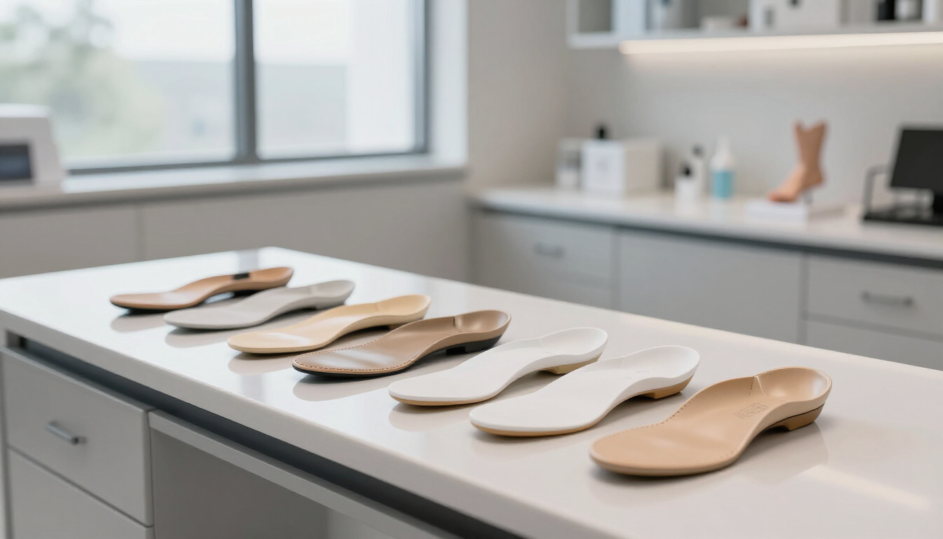 Custom orthotic shoe insert for foot support and pain relief