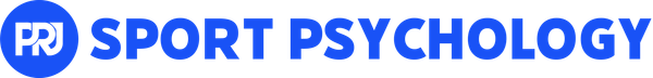 PRi Sport Psychology logo in blue and white with a circular icon and bold text