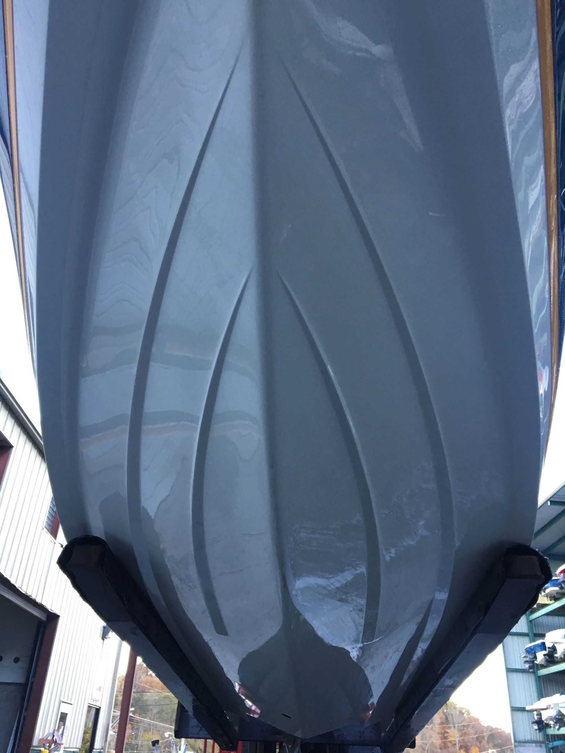 After Boat Detailing Hull Cleaning