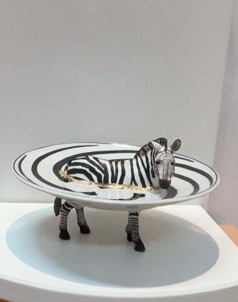 Zebra - zwart/wit schaaltje