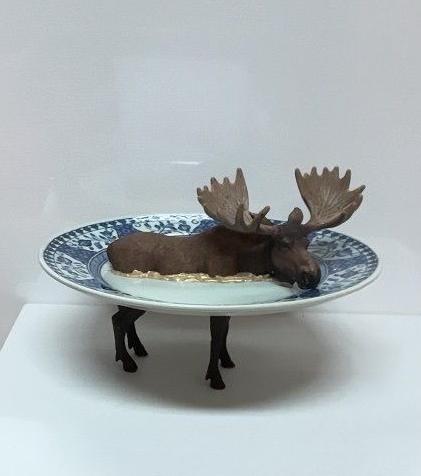 Eland - klassiek blauw/wit schaaltje 15 cm doorsnee