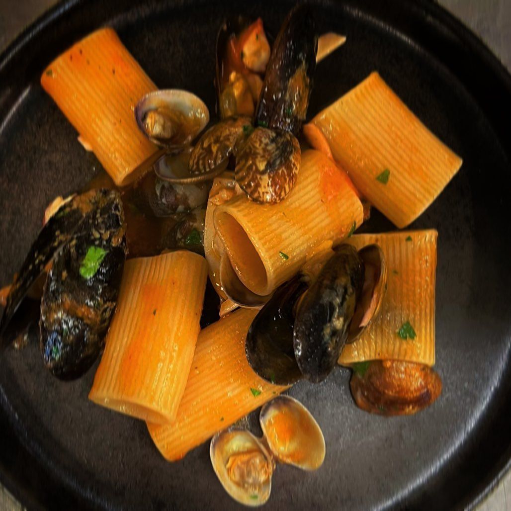 paccheri e cozze
