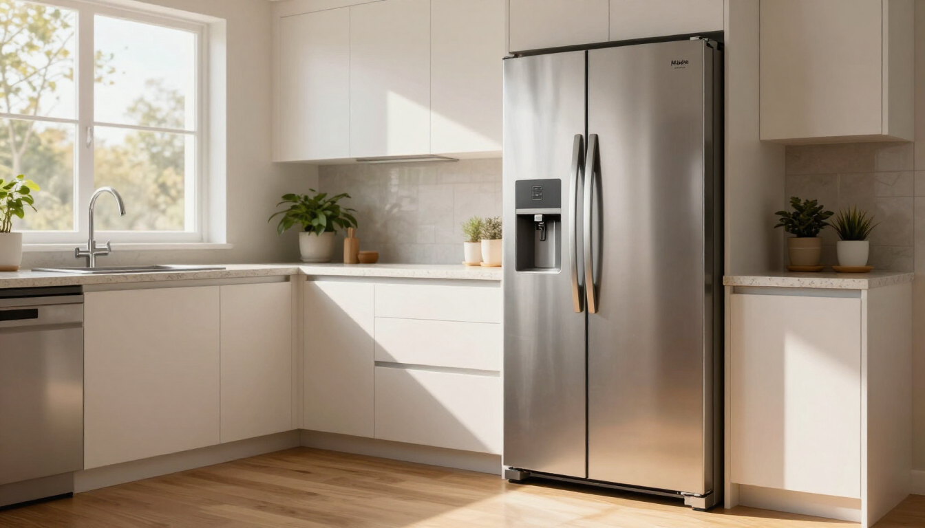 Refrigerador Mabe funcionando perfectamente en cocina moderna