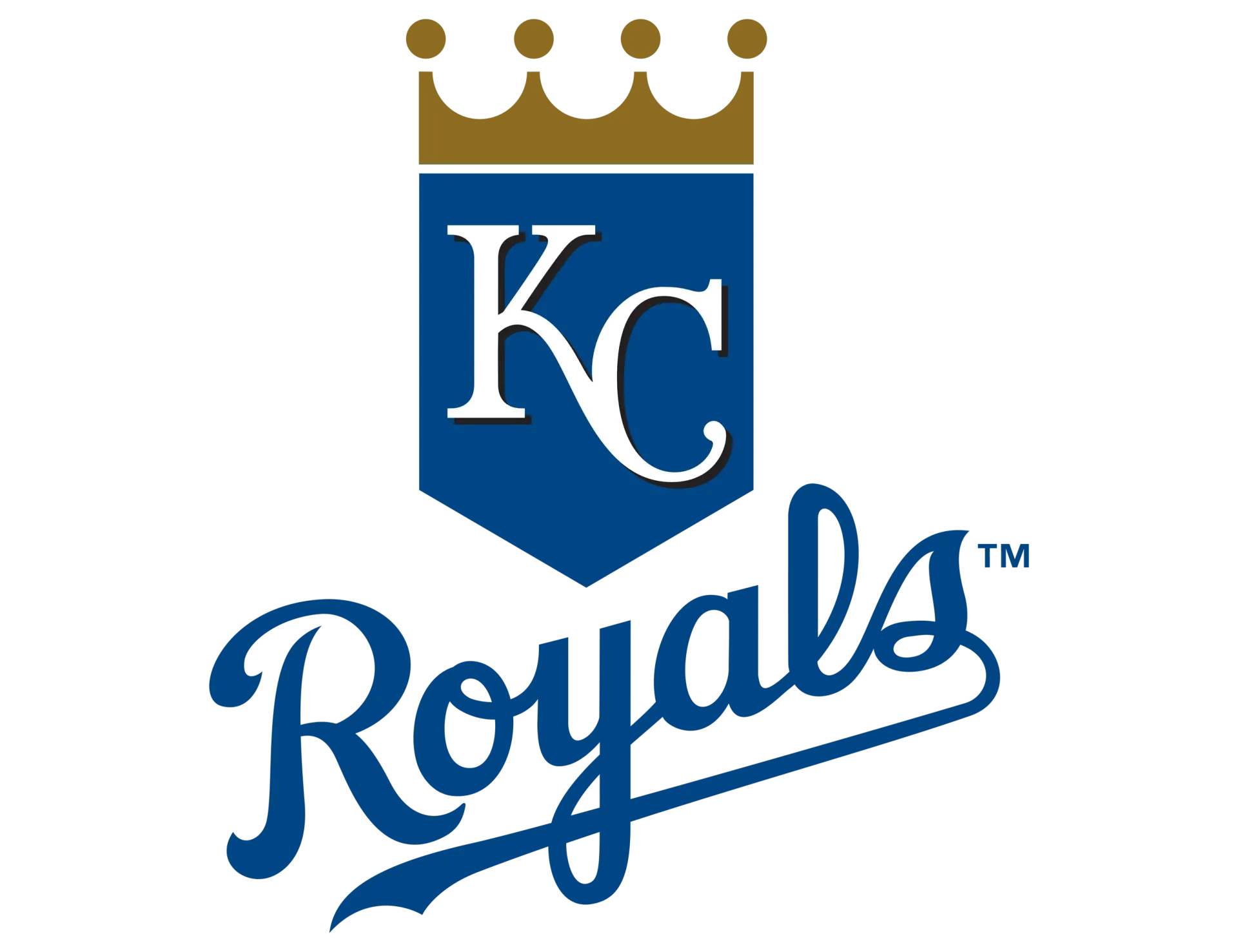 The logo for the kansas city royals baseball team