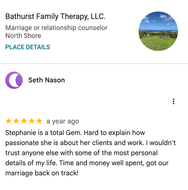 5 out of 5 star testimonial