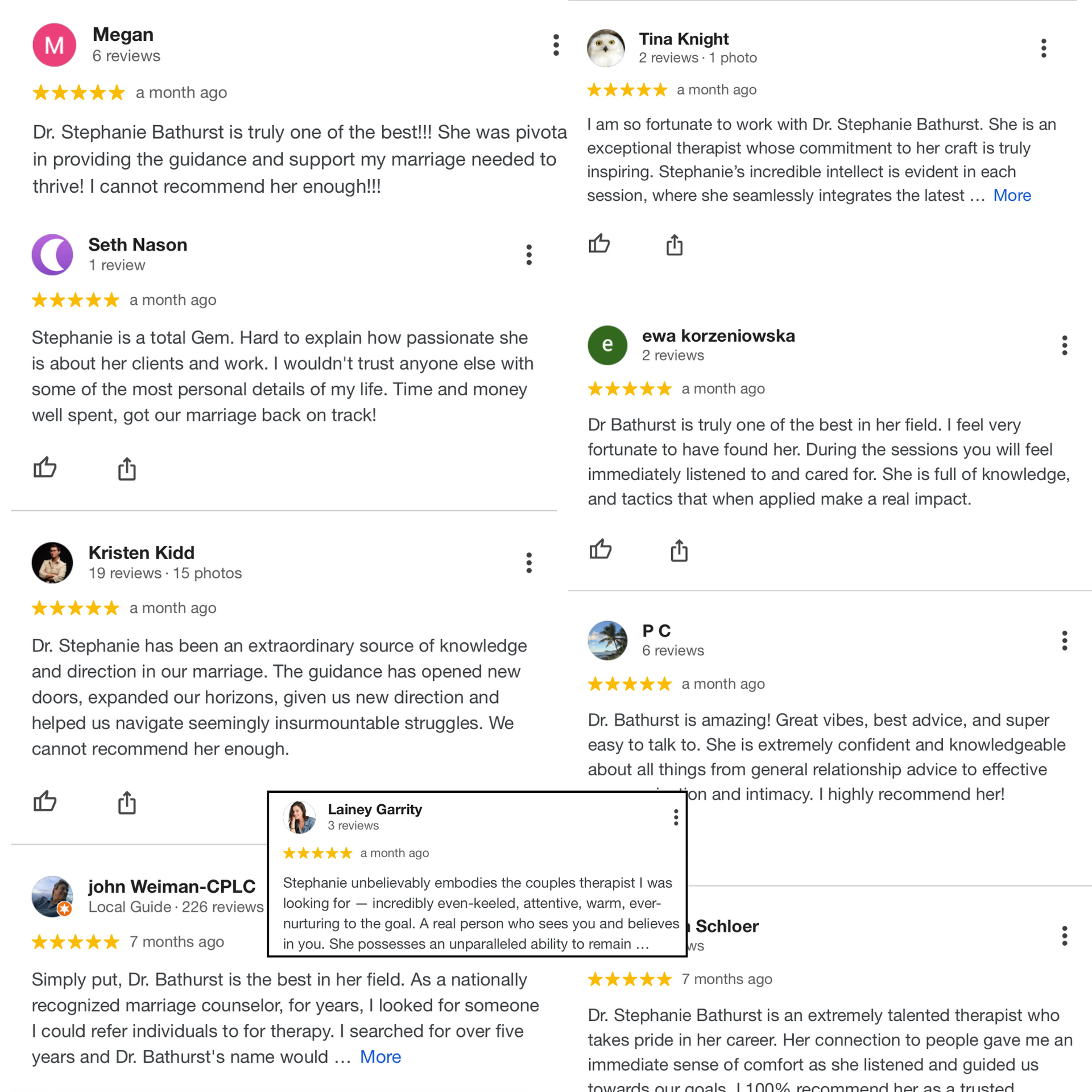 google reviews5 out of 5 star reviews