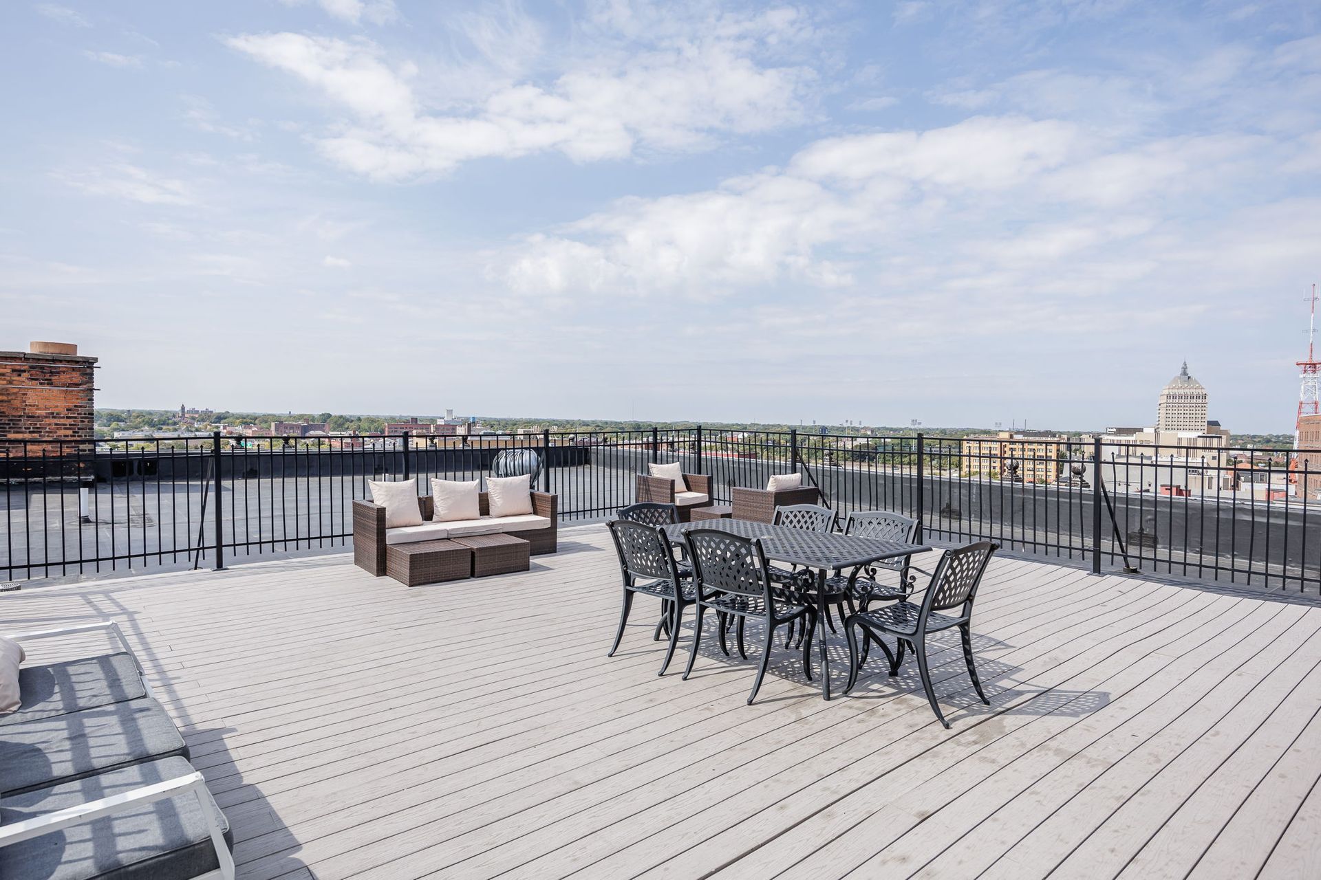 Rooftop balcony