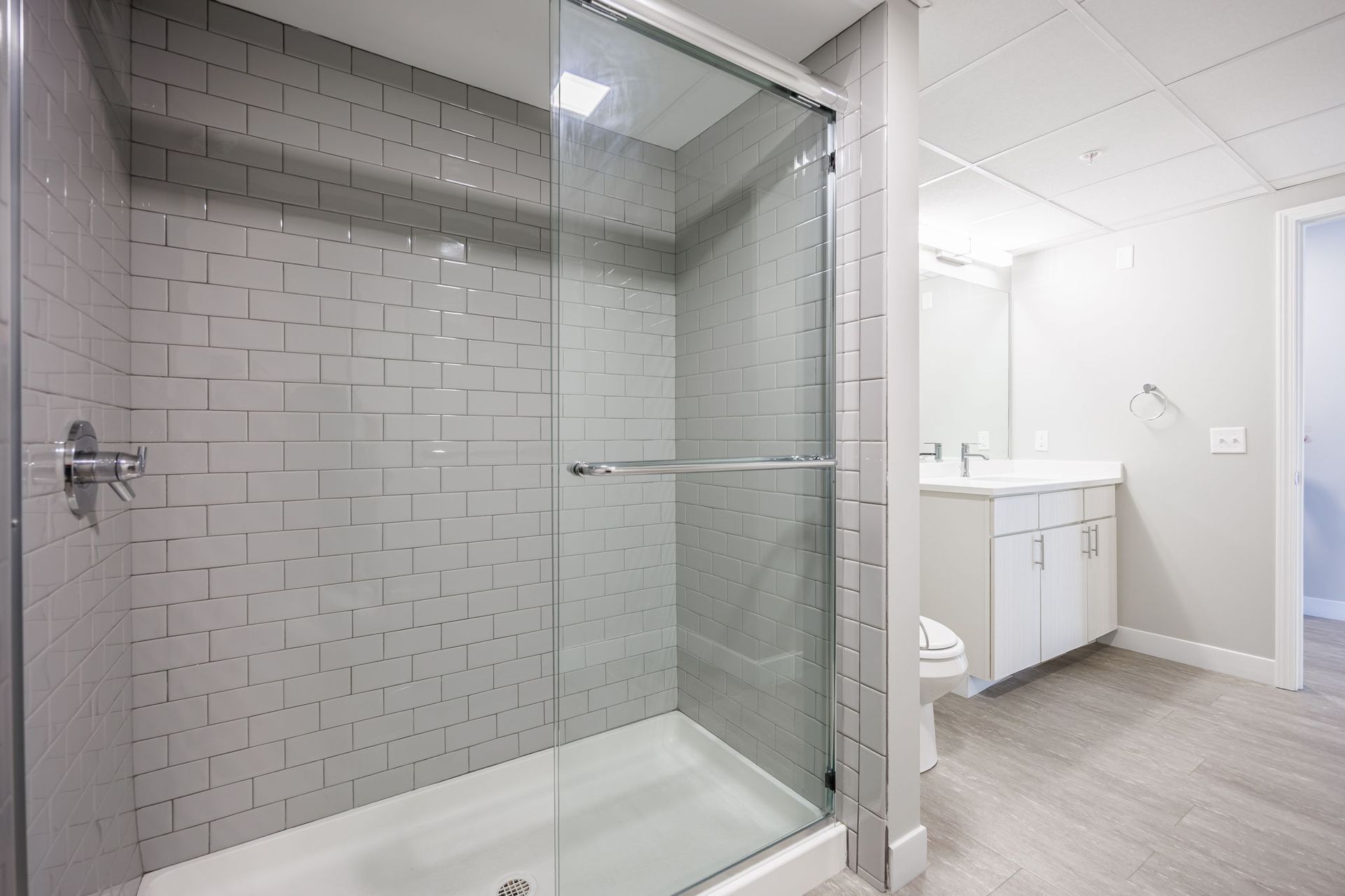 Bathroom with walk-in shower