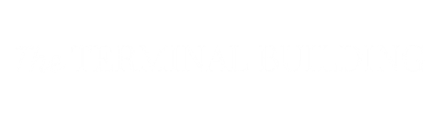 The Terminal Building Logo White