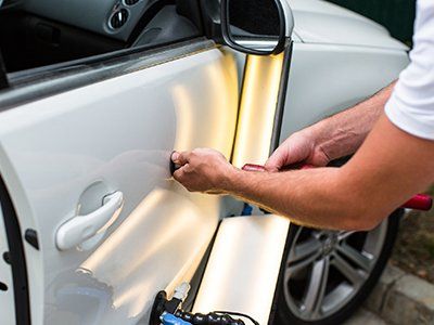 Repairing Car Dent — West Des Moines, IA — West Side Auto Body