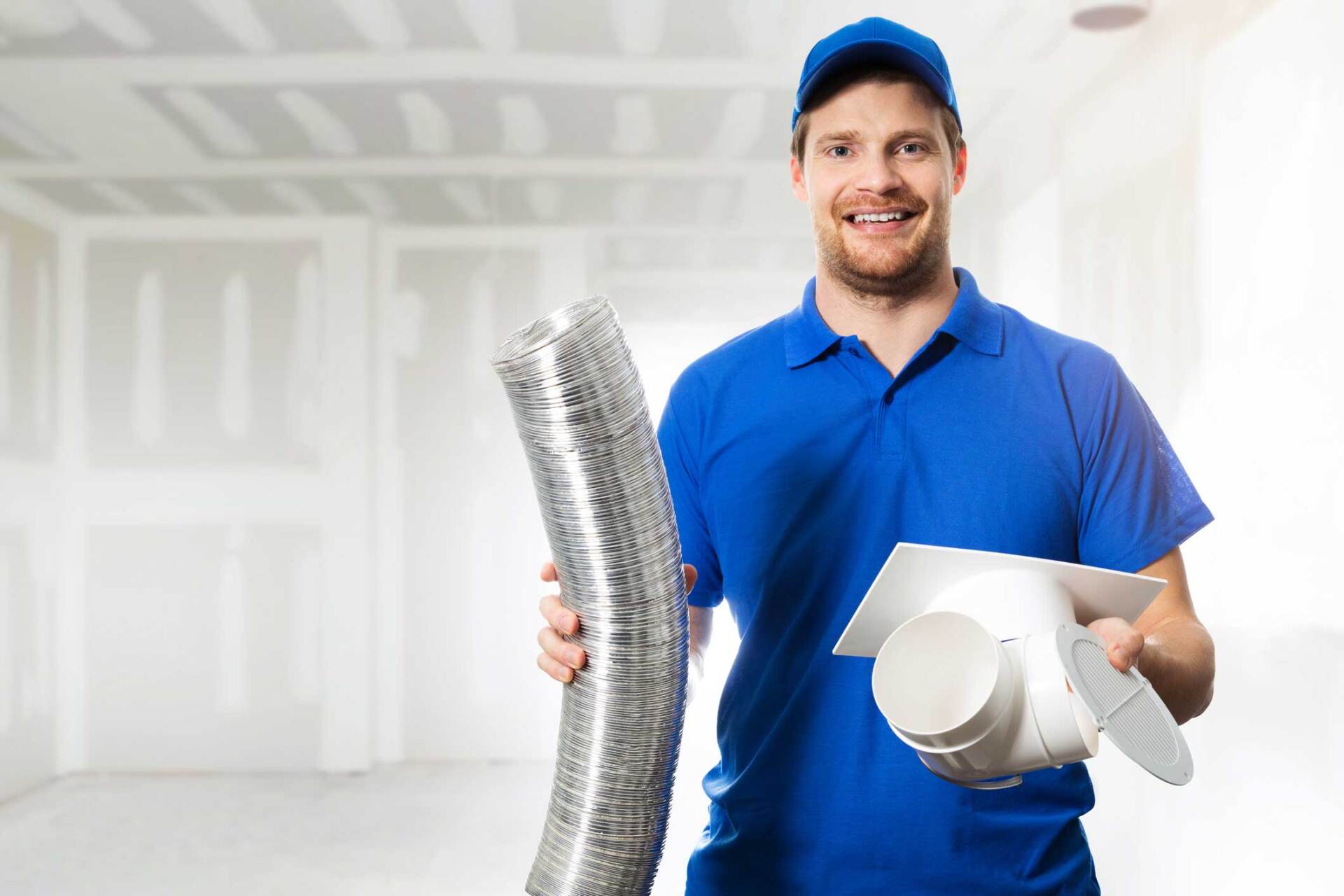 Man holding hvac tools — West Covina, CA — Leo's Heating & Air Conditioning Man holding hvac tools — West Covina, CA — Leo's Heating & Air Conditioning