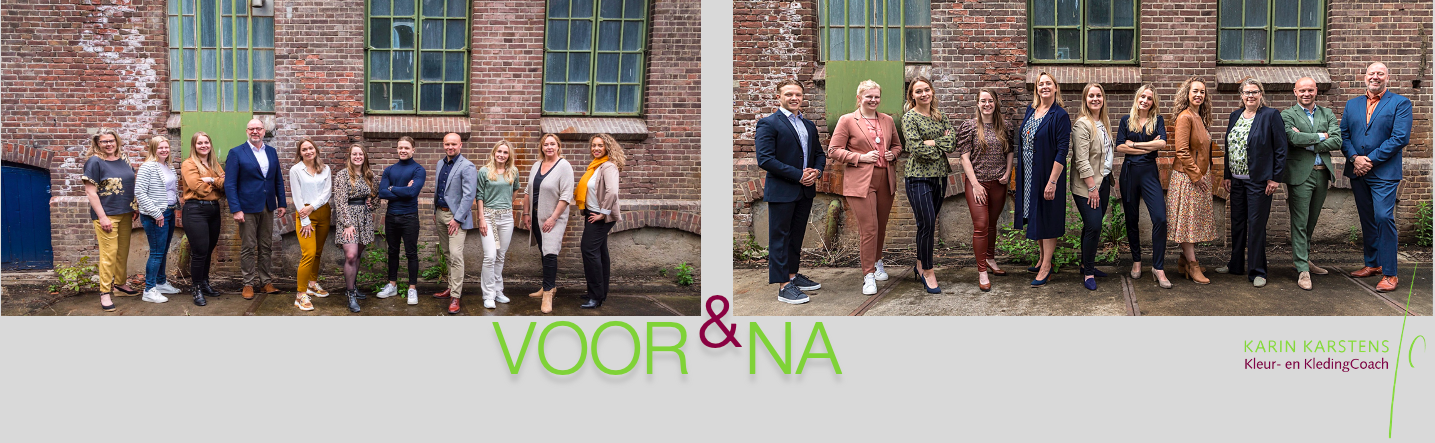 Een Make- over van een team Makelaar medewerkers .