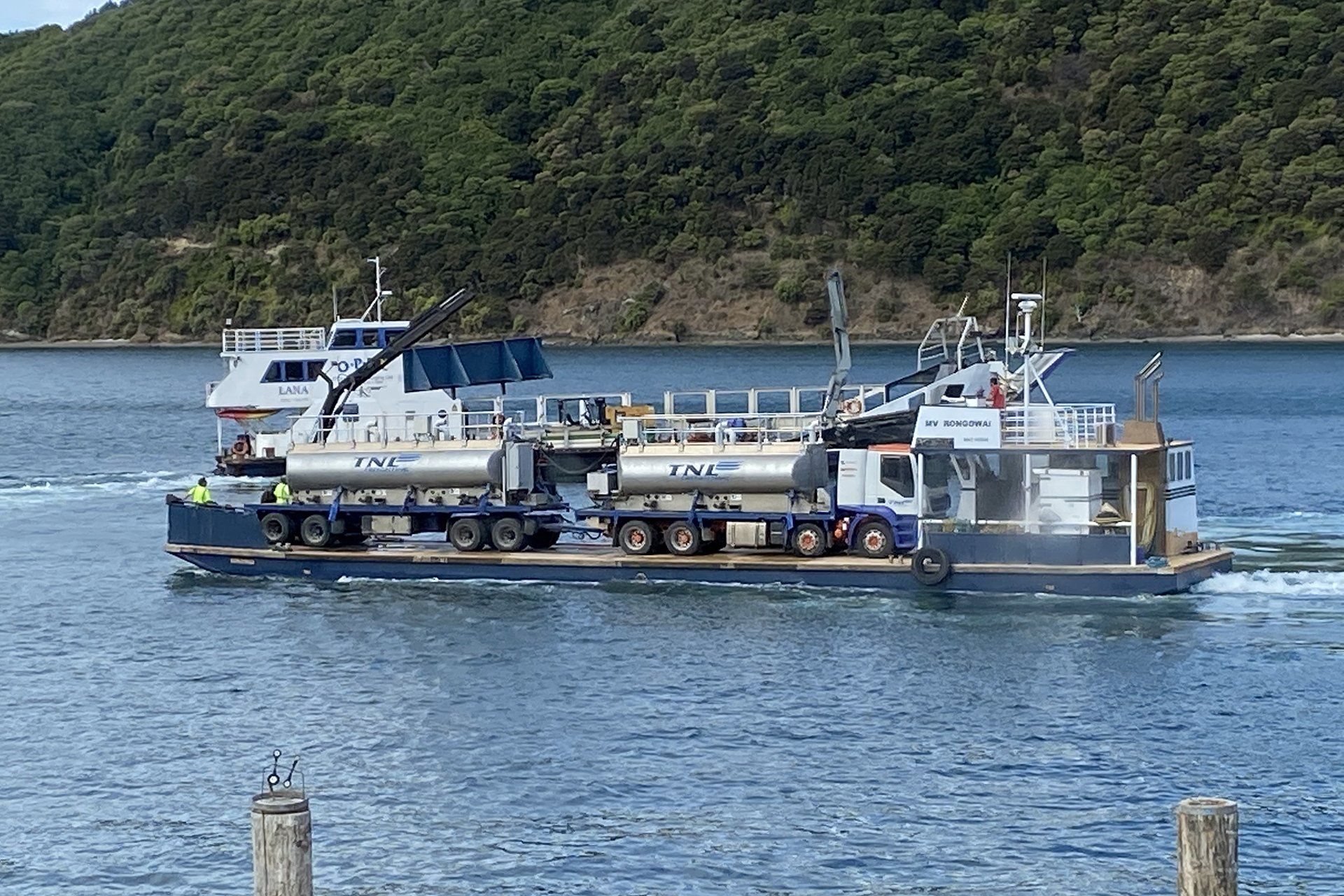 Barges for O'Donnell Park Barging Ltd in Picton NZ