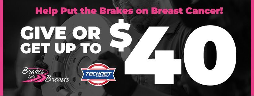 Give or Get up to $40 | Brakes for Breasts Special | A+ Brakes & Suspension