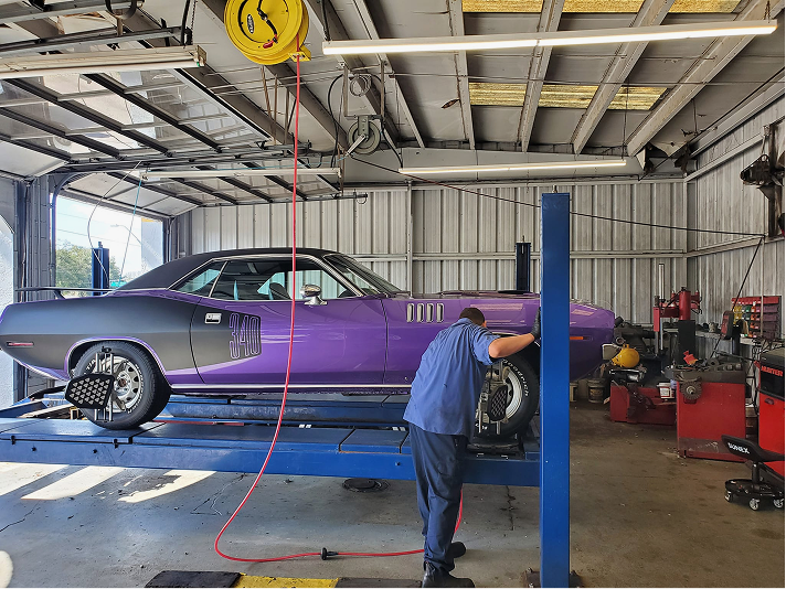 Our Mechanic Checks Vehicle's Tires in Brandon, FL | A+ Brake & Suspension