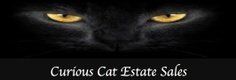 Curious Cat Estate Sales Logo Curious Cat Estate Sales Logo