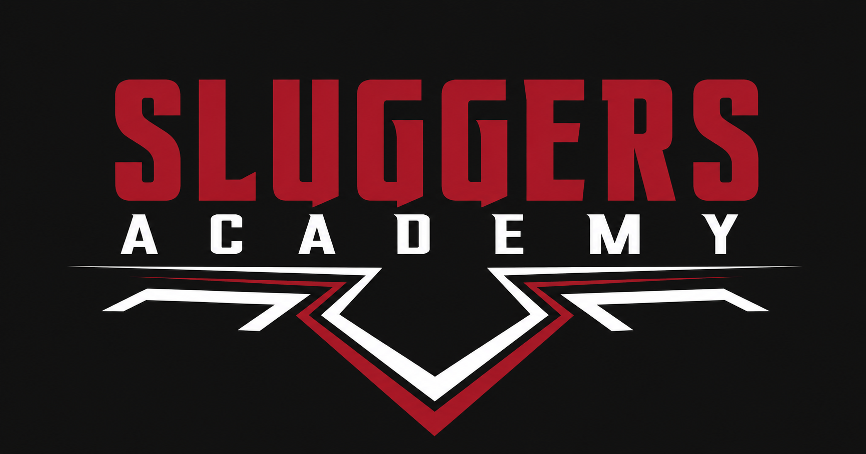 A logo for the slugger 's baseball team on a black background