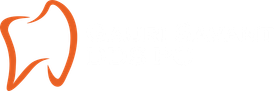 Logo of a tooth with the words "Gauri Savant DDS PC" in black text.