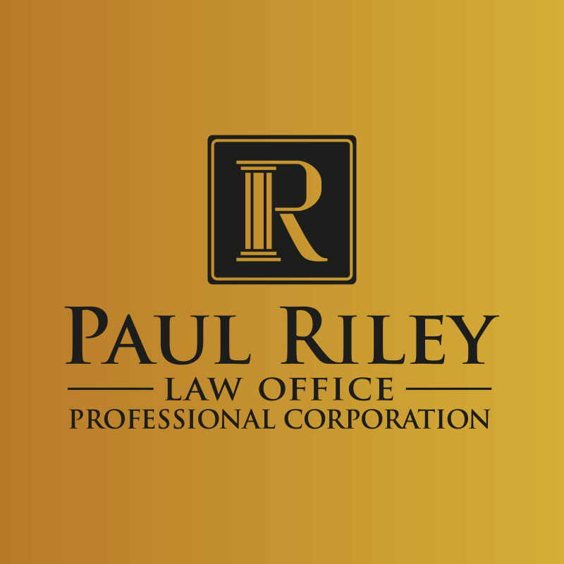 A logo for paul riley law office professional corporation