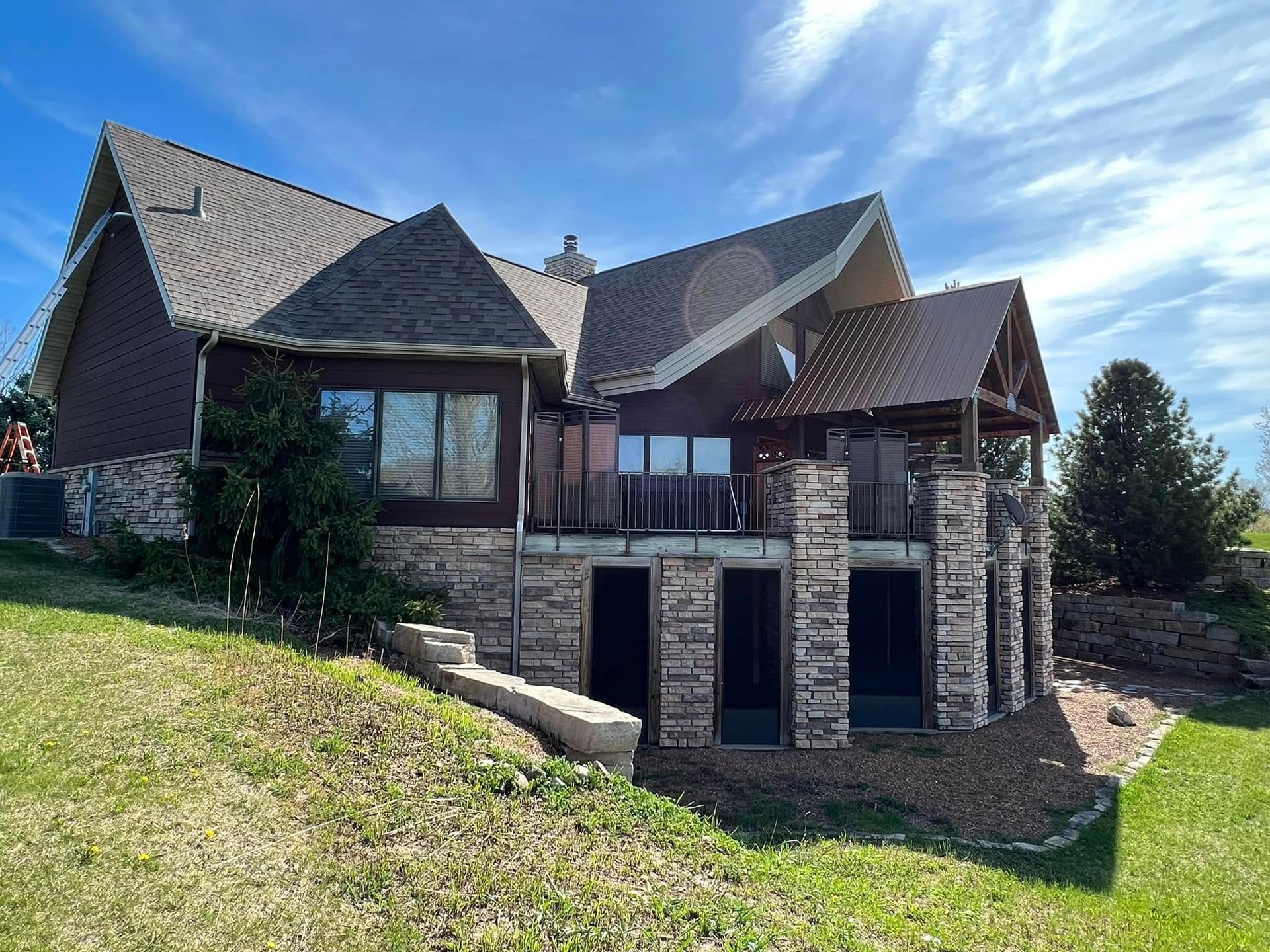 newly painted home in Rockton, Illinois