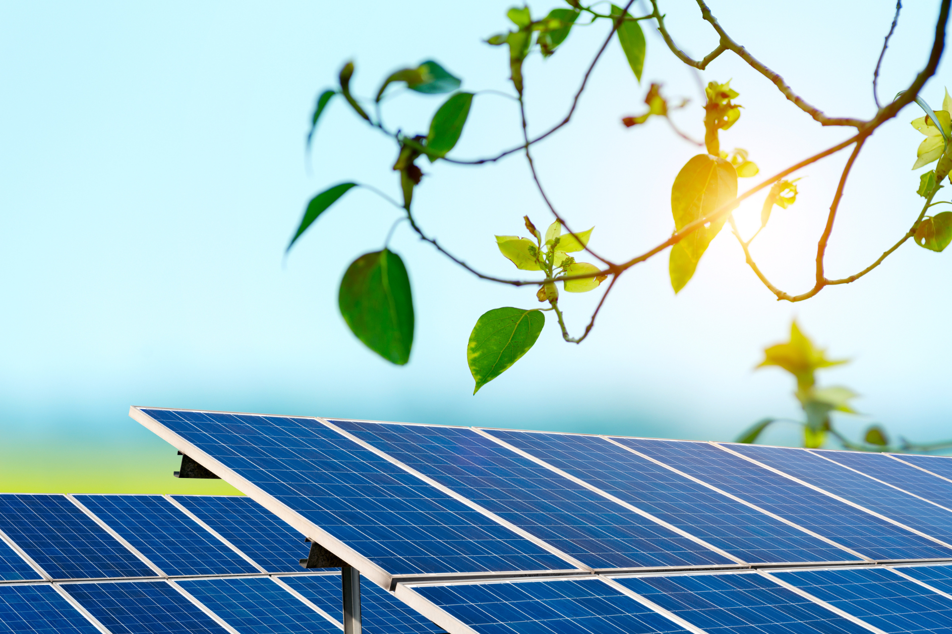 Image of off-grid solar system