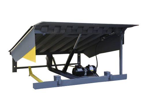 Une rampe de chargement avec un moteur attaché