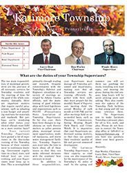 Newsletter XIX - Latimore Township