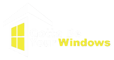 Yellow Windows logo with the word “Windows” on a white background