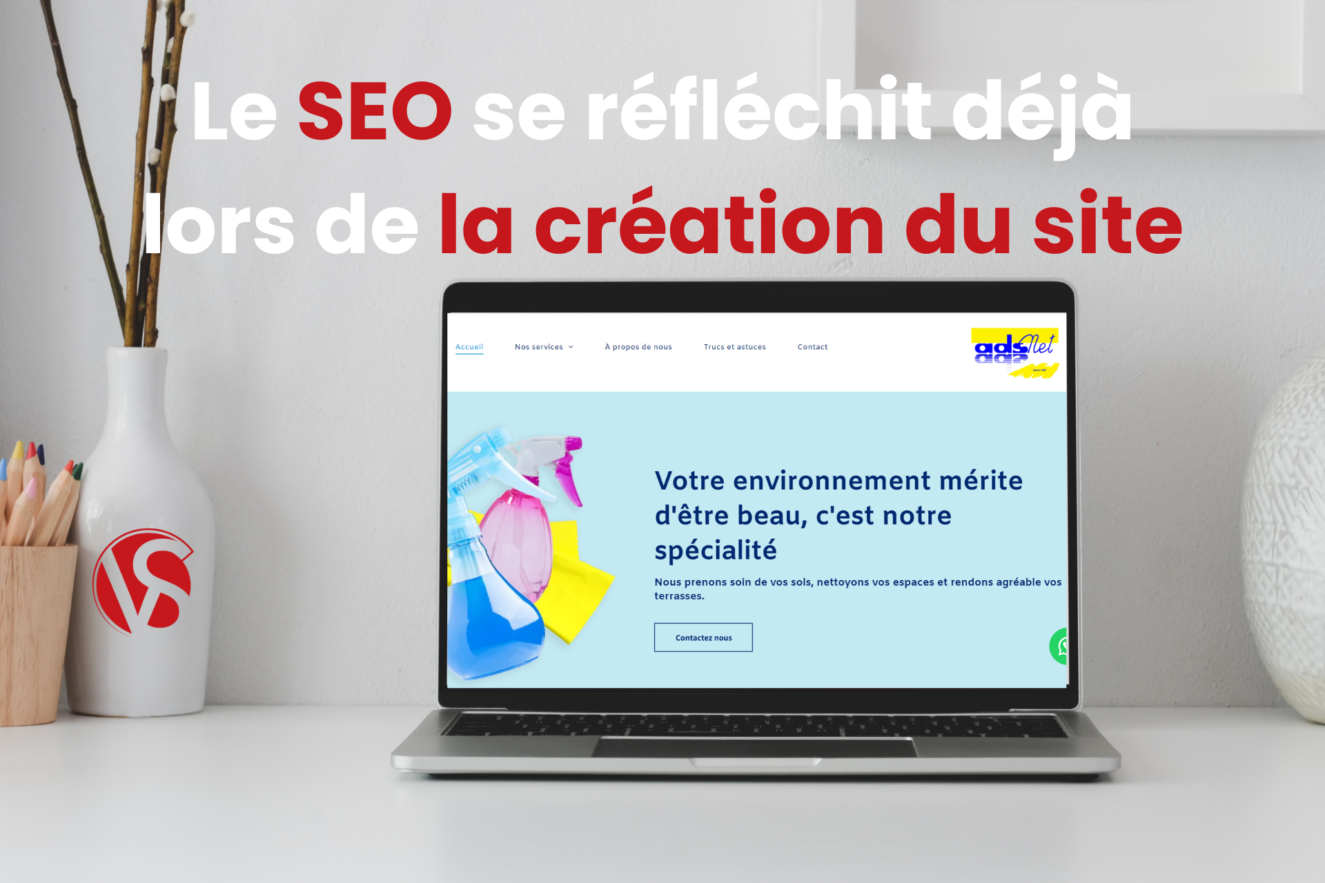 ADS NET - réalisation site internet en agence - SEO