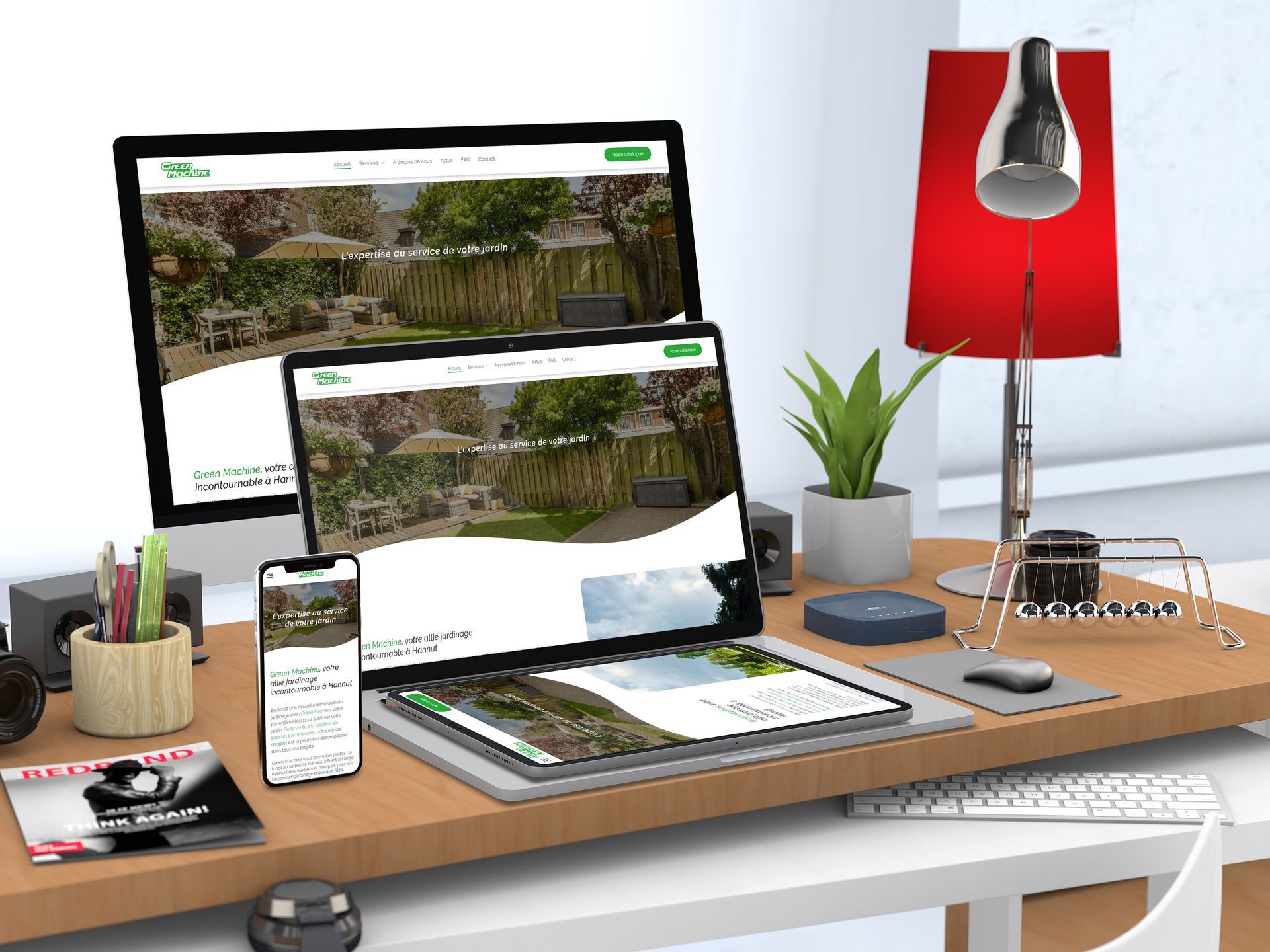 Versus communication - agence de communication digitale - Projet site internet Green Machine
