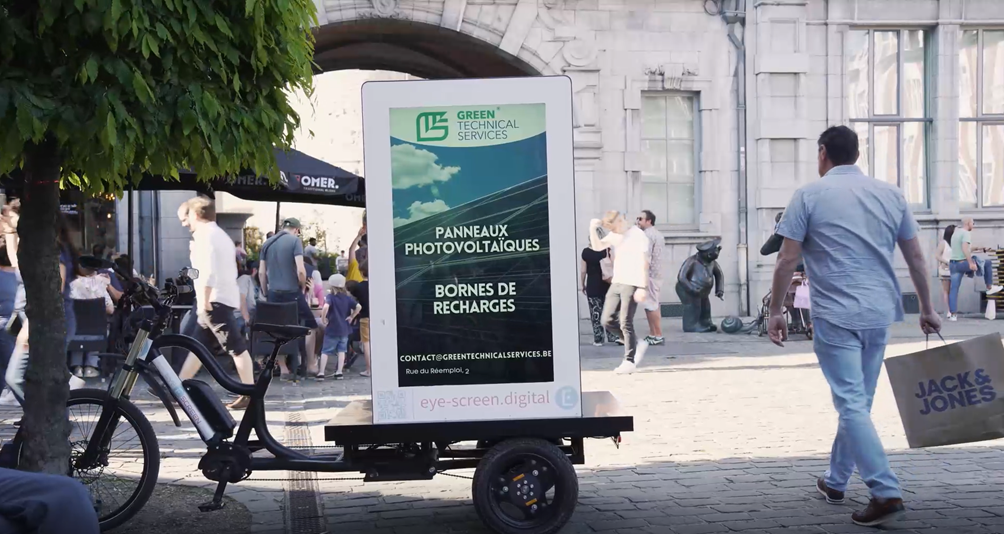 Campagne de street marketing Eye-screen