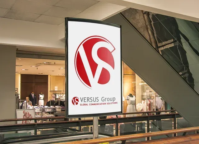 PLV digitale dans un point de vente - agence de communication VERSUS