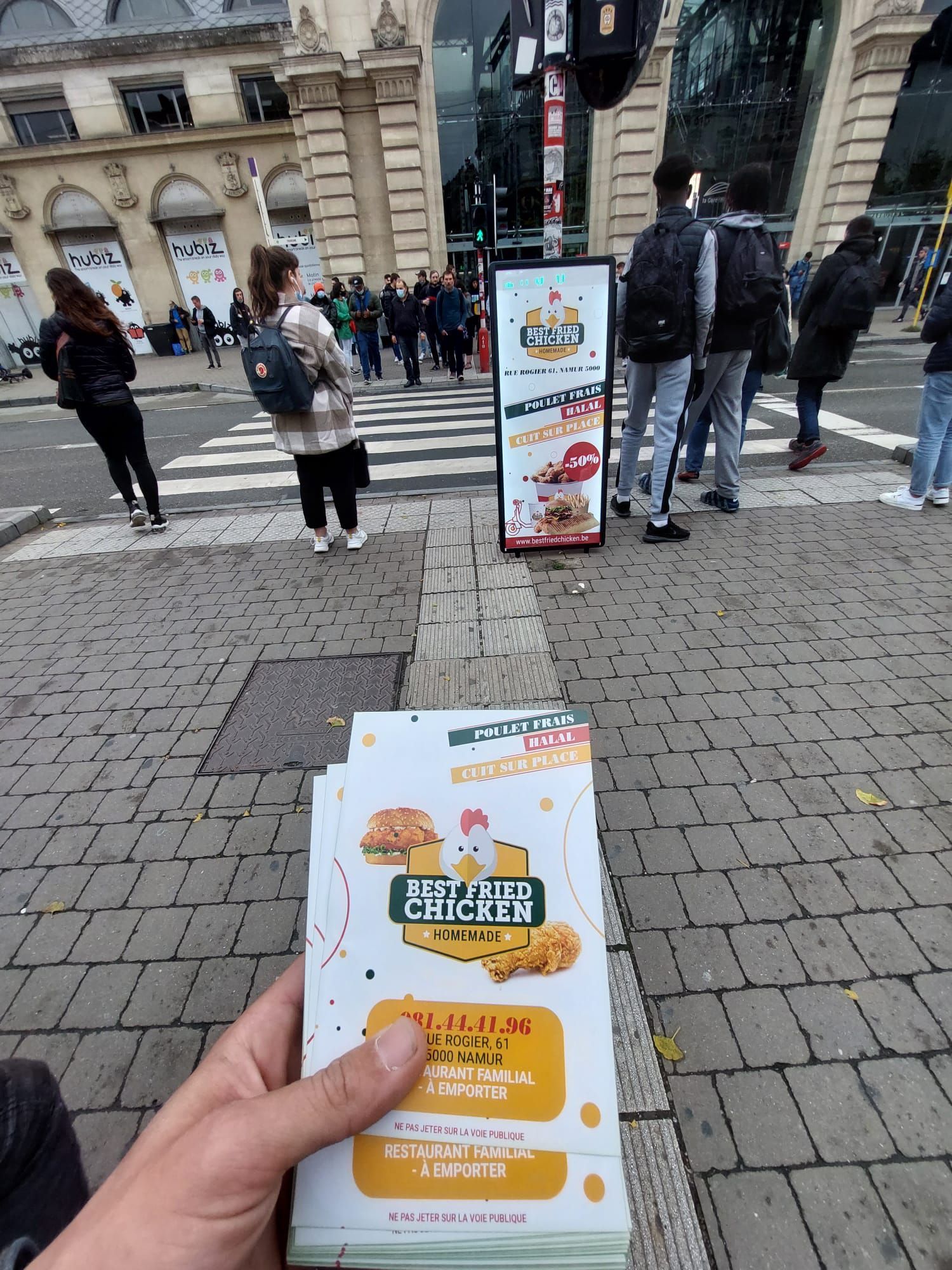 Distribution de flyers - campagne marketing
