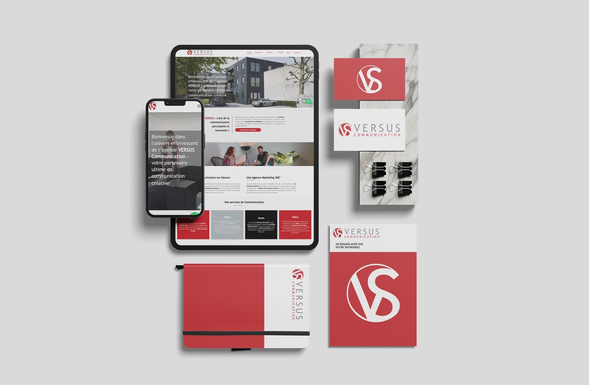 VERSUS Communication - webdesign