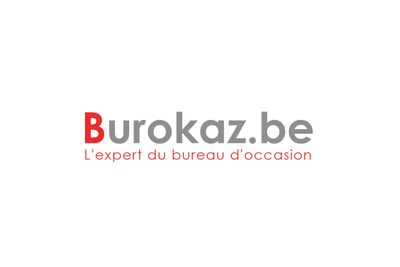Logo BUROKAZ par l'agence VERSUS Communication Brabant wallon - Namur - Liège - Bruxelles