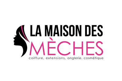 Logo la maison des meches designé par l'agence VERSUS Communication