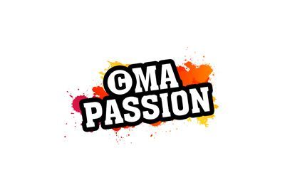 Logo CMA PASSION designé par l'agence VERSUS Communication