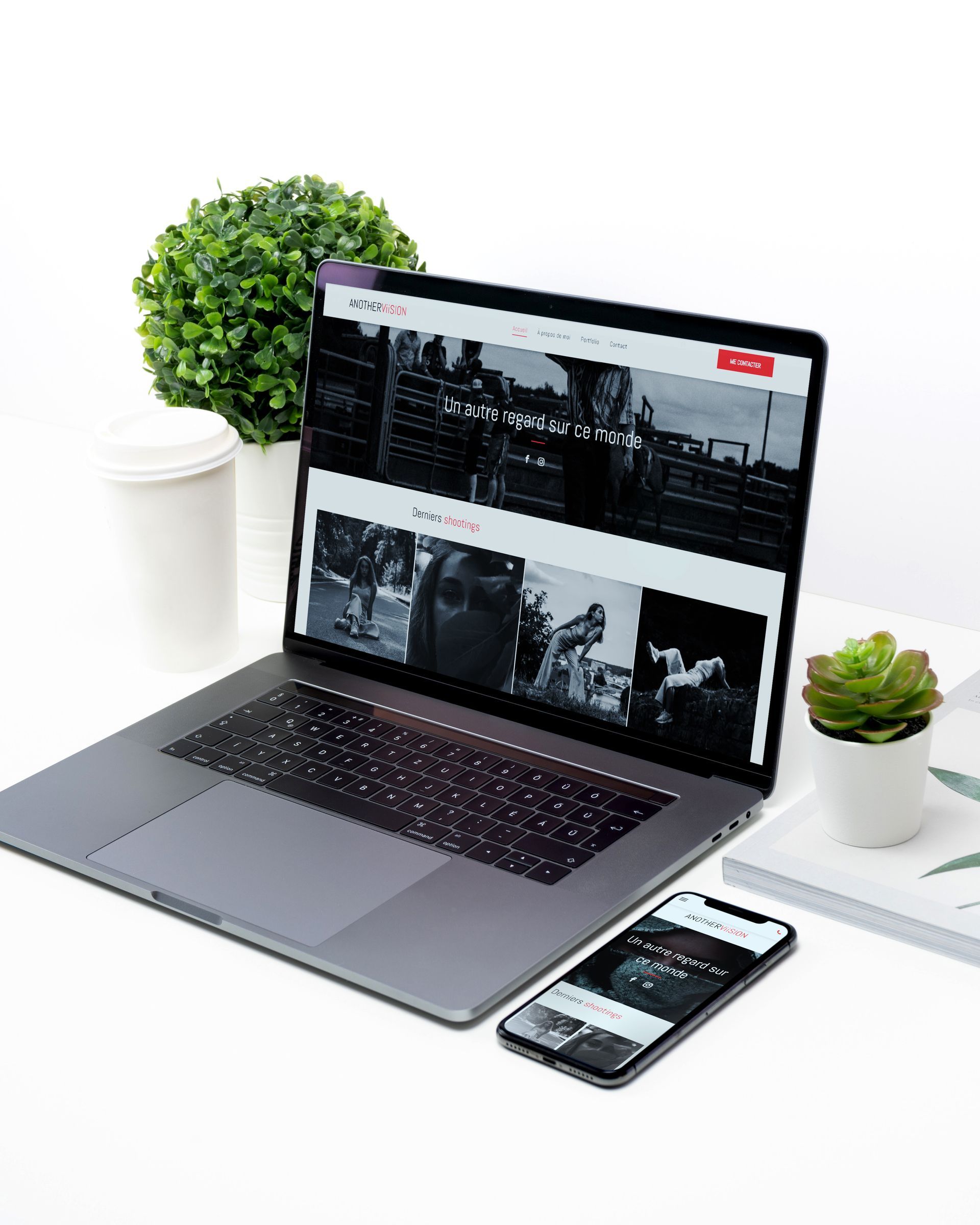 Versus communication - agence de communication digitale - Projet site internet AnotherViision