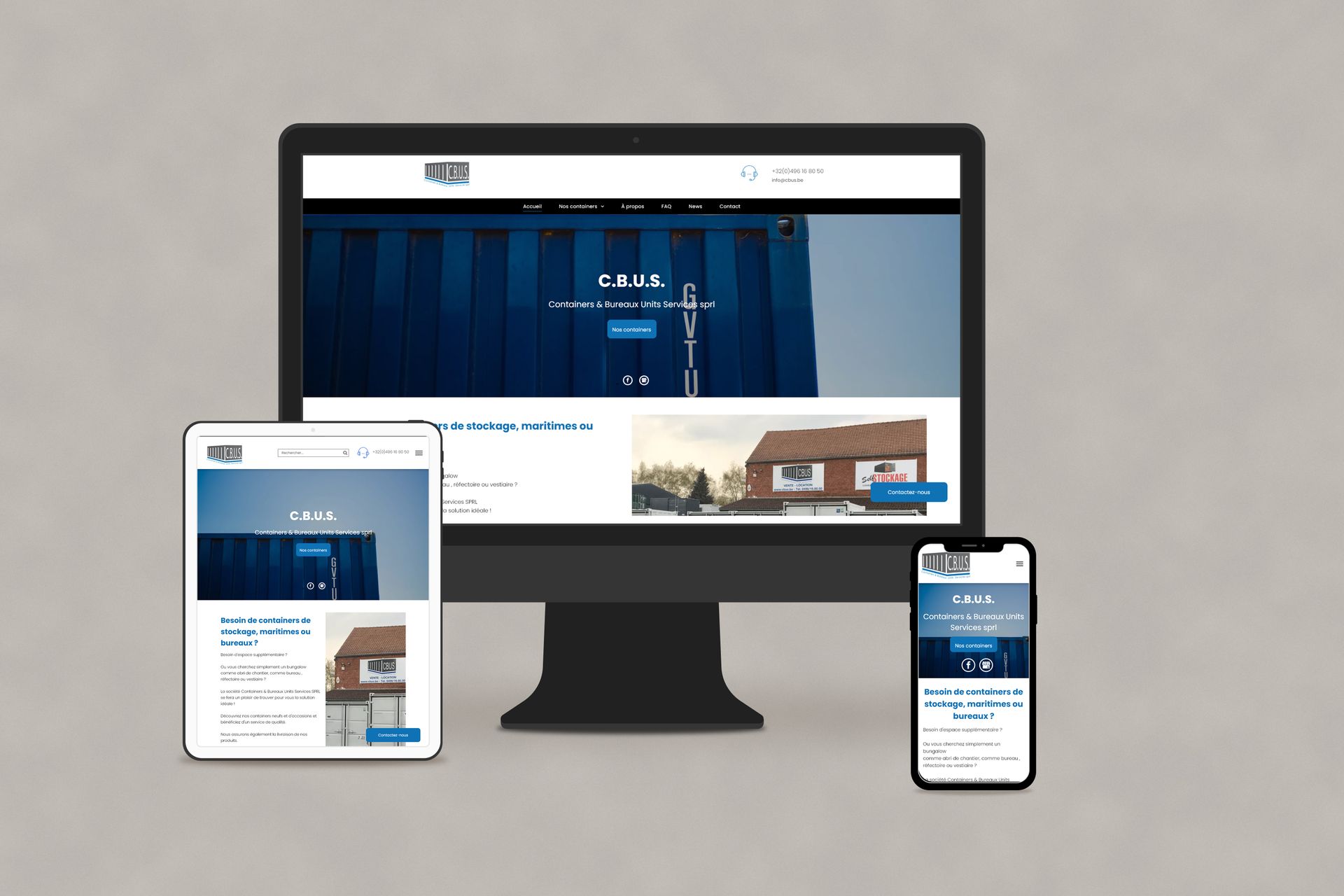 Versus communication - agence de communication digitale - Projet site internet cbus