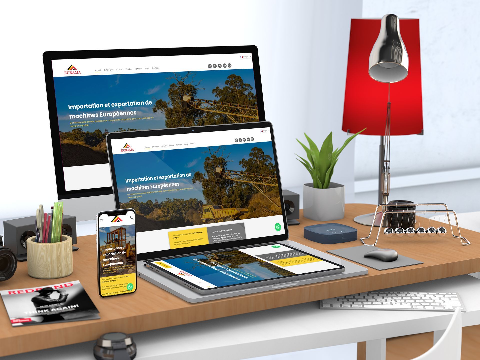 Versus communication - agence de communication digitale - Projet site internet EUrama